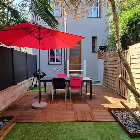 Maison Charmante, Annees 30 Avec Exterieur A Grenoble, Ile Verte 그르노블